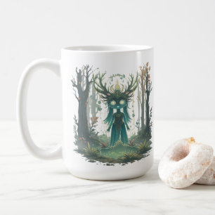 Mystical Forest Spirit Ethereal Cottagecore Enchan Coffee Mug