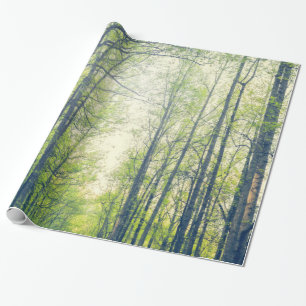 Mystical forest wrapping paper