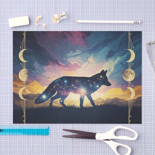 Mystical Fox Tissue Paper (Craft)