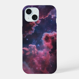 Mystical Galaxy Nebula Cloud iPhone 15 Case
