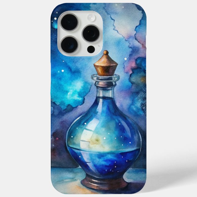 Mystical Galaxy Potion Bottle – Fantasy Celestial  Case-Mate iPhone Case (Back)