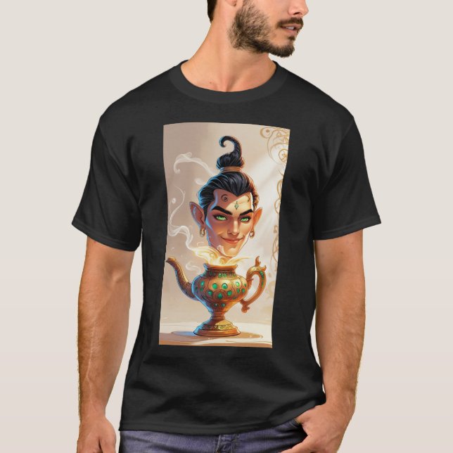 Mystical Genie Charm T-Shirt (Front)