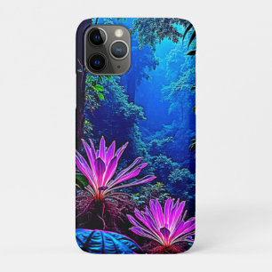Mystical Glowing Jungle Bloom Design iPhone 11 Pro Case
