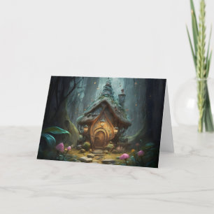 "Mystical Gnome Cottage: Whimsical Mushroom Haven  Thank You Card