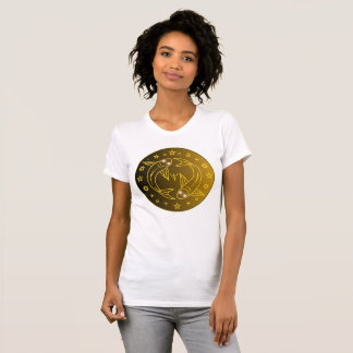 Mystical Golden Zodiac Pisces T-Shirt