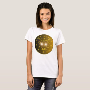 Mystical Golden Zodiac Taurus T-Shirt