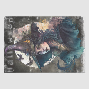 Mystical Gothic Witch Tissue Paper