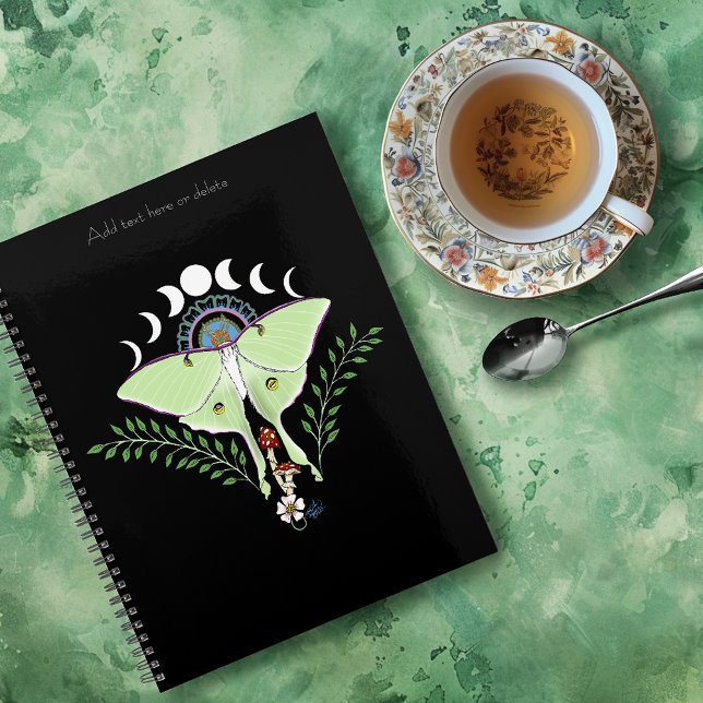 Mystical Green Ethereal Luna Moth Celestial Planner (Creator Uploaded)