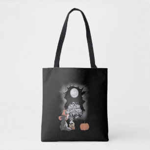 Mystical Halloween Cat Fairy Tale Occult Children Tote Bag