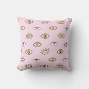 Mystical Halloween Eyes Cushion