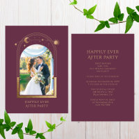 Mystical Happily Ever After Wedding Reception