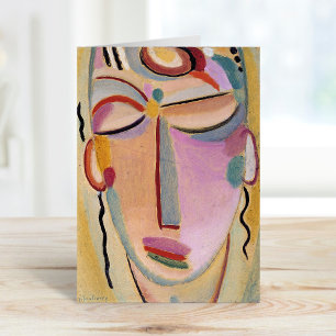 Mystical Head, Meditation   von Jawlensky Card