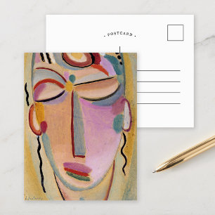 Mystical Head, Meditation von Jawlensky Postcard