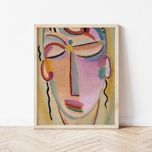 Mystical Head, Meditation   von Jawlensky Poster