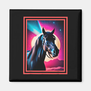 Mystical Horse Lover Horseback Riding Stable Life Magnet