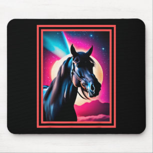 Mystical Horse Lover Horseback Riding Stable Life Mouse Pad