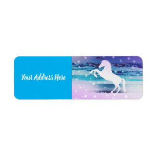 Mystical Horse Return Address Label