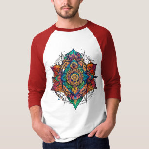 Mystical Ink Drawing Tattoo Logo -Spiritual Growth T-Shirt