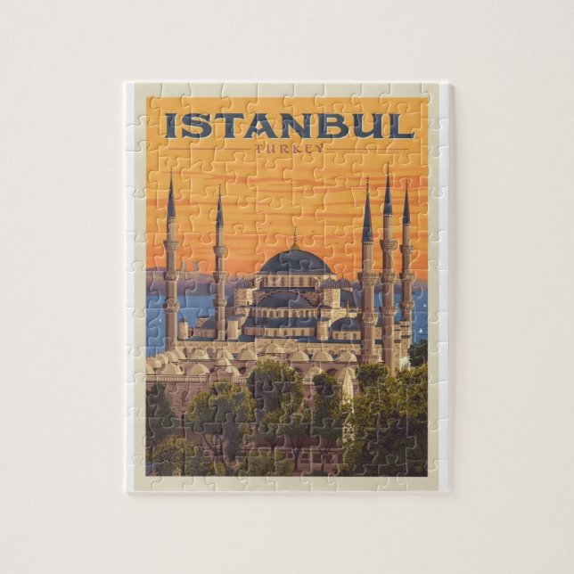 "Mystical Istanbul Puzzle – Gateway Between East & (Vertical)