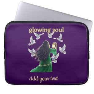 Mystical Lantern Spirit Women Laptop Sleeve