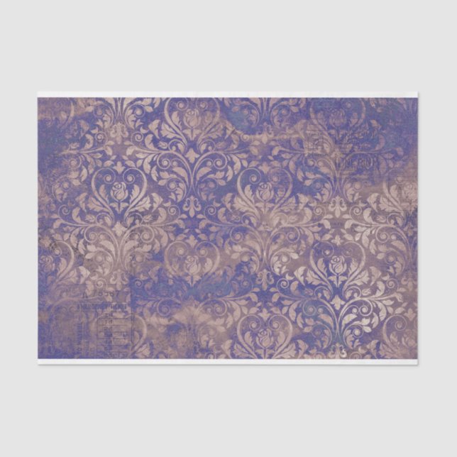 Mystical Lavender Decoupage  Tissue Paper (Front)