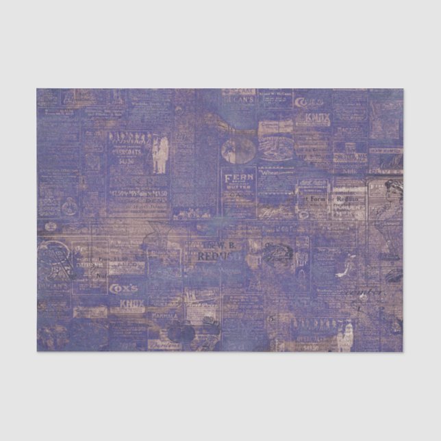 Mystical Lavender Decoupage  Tissue Paper (Front)