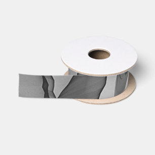 Mystical Layer of Chiffon Scarves Texture Design Satin Ribbon