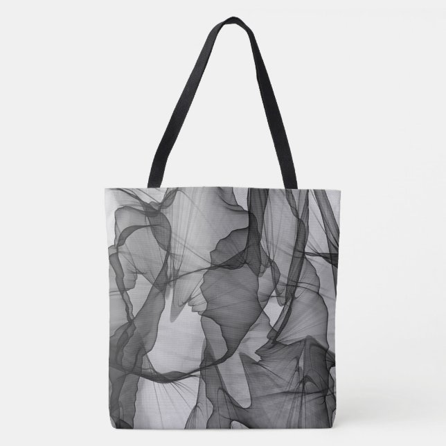 Mystical Layer of Chiffon Scarves Texture Design   Tote Bag (Front)