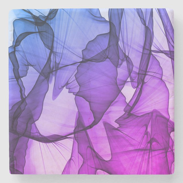 Mystical Layer of Plum Stone Coaster (Front)