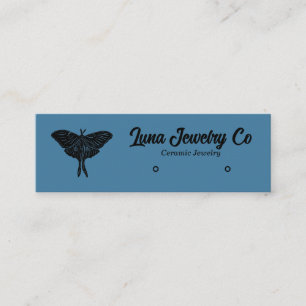Mystical Luna Moth Jewellery Stud Business Card