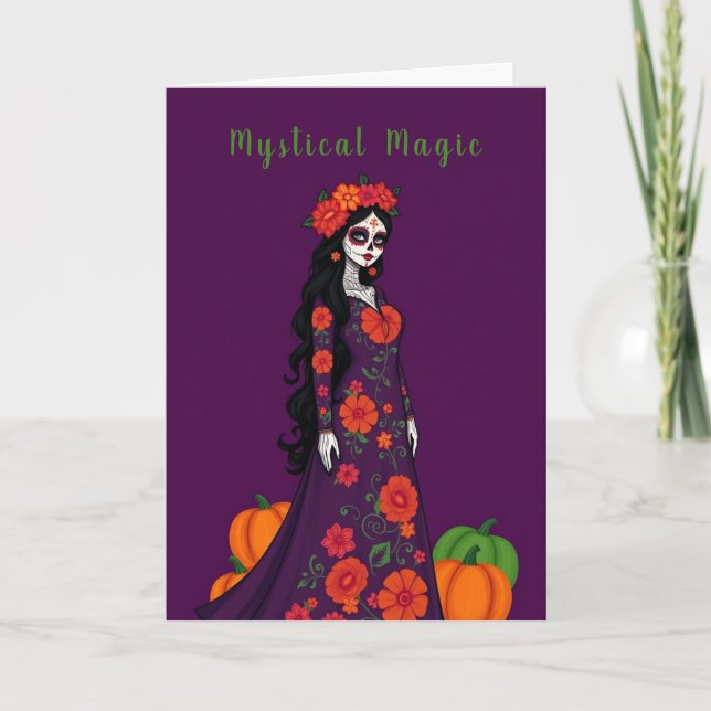 Mystical Magic Holiday Card (Front)