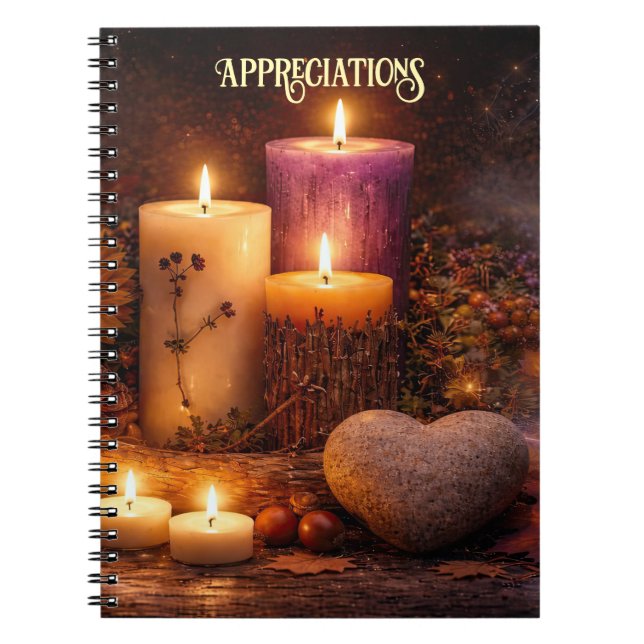 Mystical Magical Appreciations Journal Heart (Front)