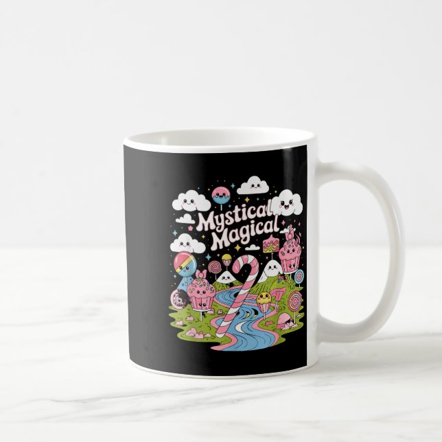Mystical Magical Retro Aesthetic Space Gift Men Wo Coffee Mug (Right)