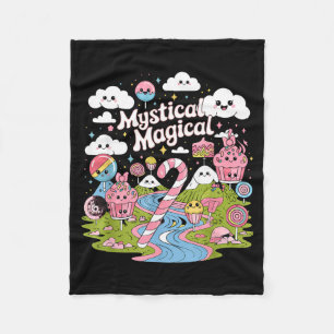 Mystical Magical Retro Aesthetic Space Gift Men Wo Fleece Blanket
