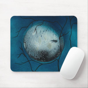 Mystical Magical Twilight Sky Mysterious Tree Art Mouse Pad