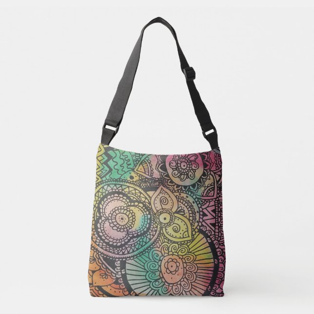"Mystical Mandalas: Tote Bag for Serene Journeys" (Front)