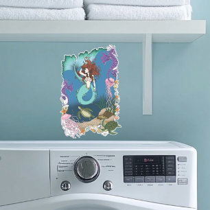 Mystical Mermaid Ocean Fantasy Blue Sea-Life