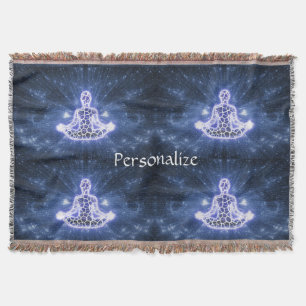Mystical Metaphysical Meditation Zen Personalise Throw Blanket
