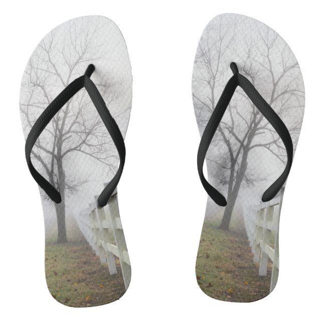 Mystical Misty Morning Thongs (Footbed)