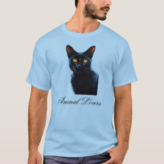 Mystical Moments with our Magical Black Cat Design T-Shirt