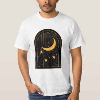 Mystical Moon and Stars Window T-Shirt