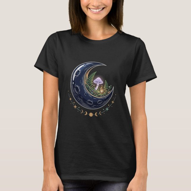 Mystical Moon Forest T-Shirt (Front)