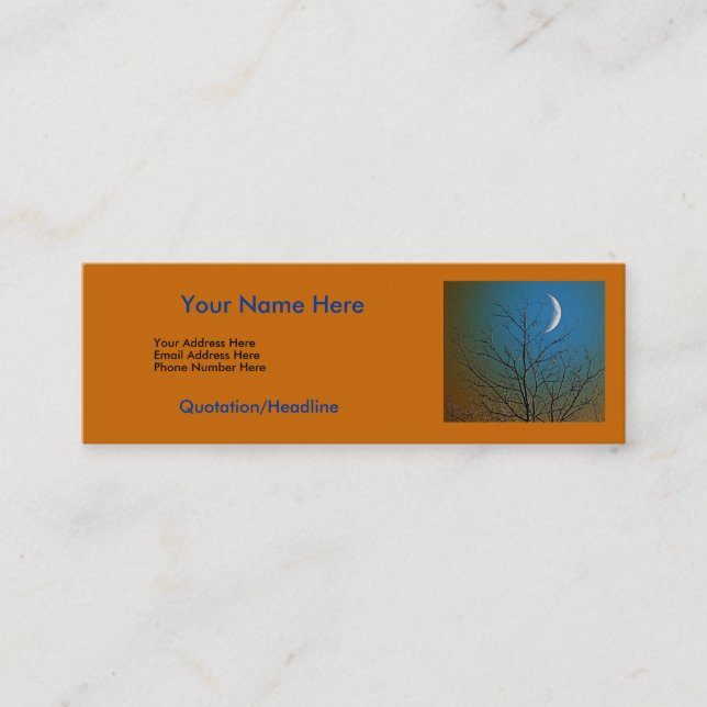 Mystical Moon Profile Card (Front)
