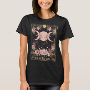 Mystical Moon Witchy Celestial Crescent Flying Lun T-Shirt