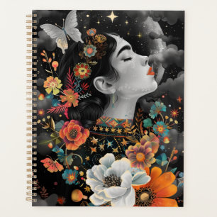 Mystical Moonlit Floral Planner