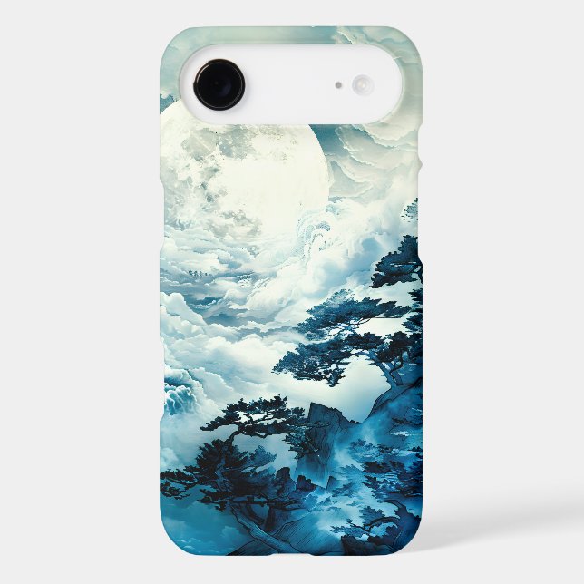 Mystical Moonlit Mountain Landscape (Back)