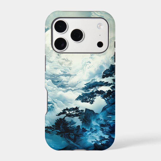 Mystical Moonlit Mountain Landscape (Back)