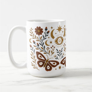 Mystical Moth and Moon Coffee Mug