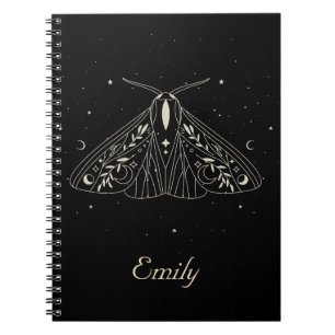 Mystical Moth Celestial Butterfly  Notebook