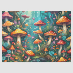 Mystical Mushroom Forest Tissue Paper